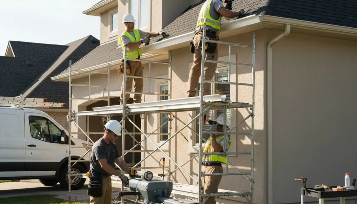 Spokane, WA gutter installation on a home by FX Remodeling & Exteriors