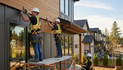Vinyl siding installation for Spokane, WA homes by a professional siding contractor