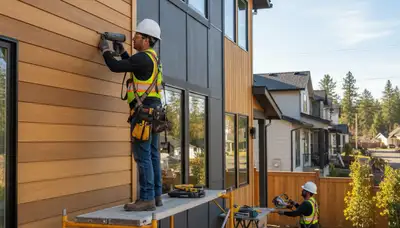Vinyl siding installation in Spokane, WA for a professional home exterior upgrade