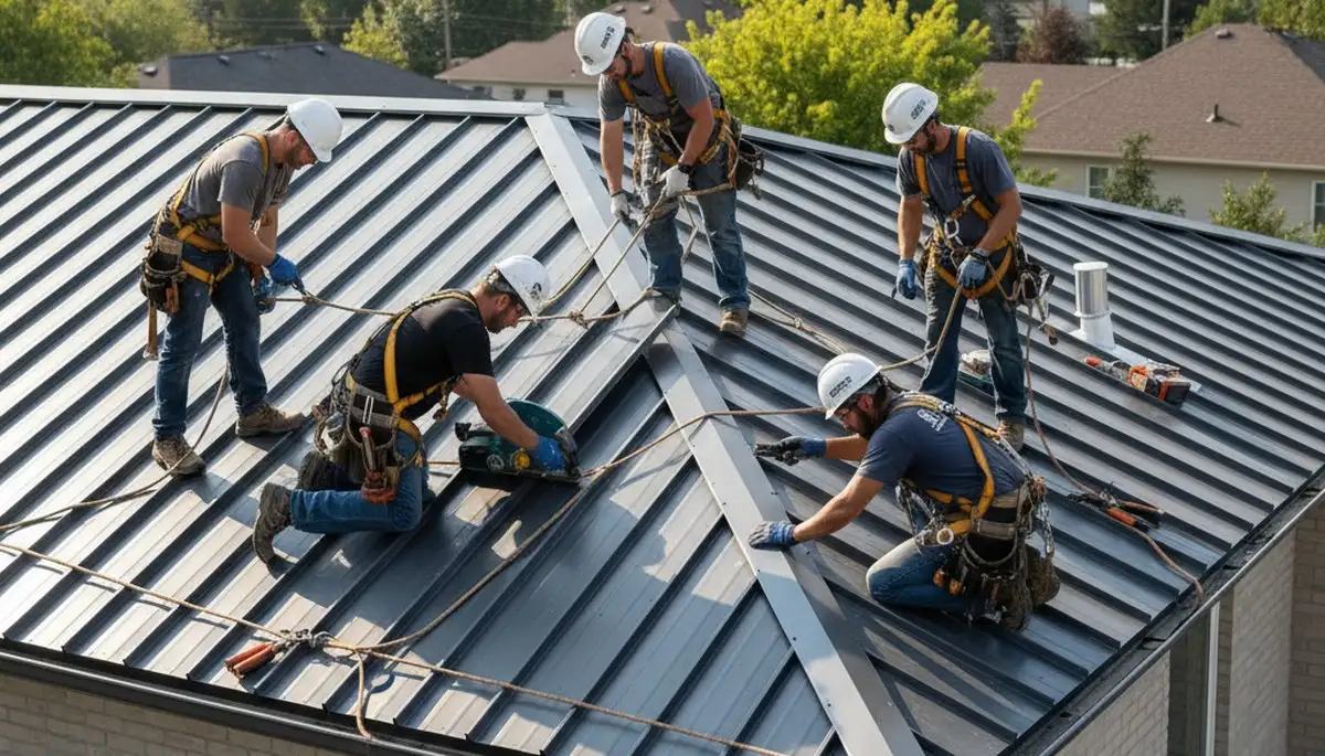 Spokane, WA metal roofing installation by FX Remodeling & Exteriors for snow and freeze-thaw protection