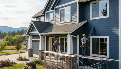 Vinyl siding installation in Spokane, WA for a home exterior upgrade and weather protection