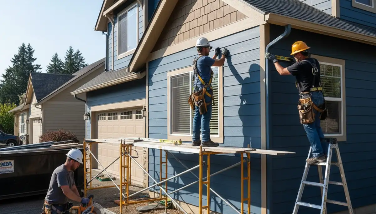 Siding installation by Spokane, WA vinyl siding contractor