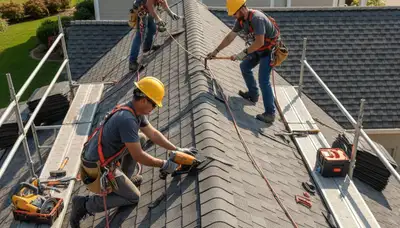 Spokane, WA siding contractor installing vinyl siding on a home exterior