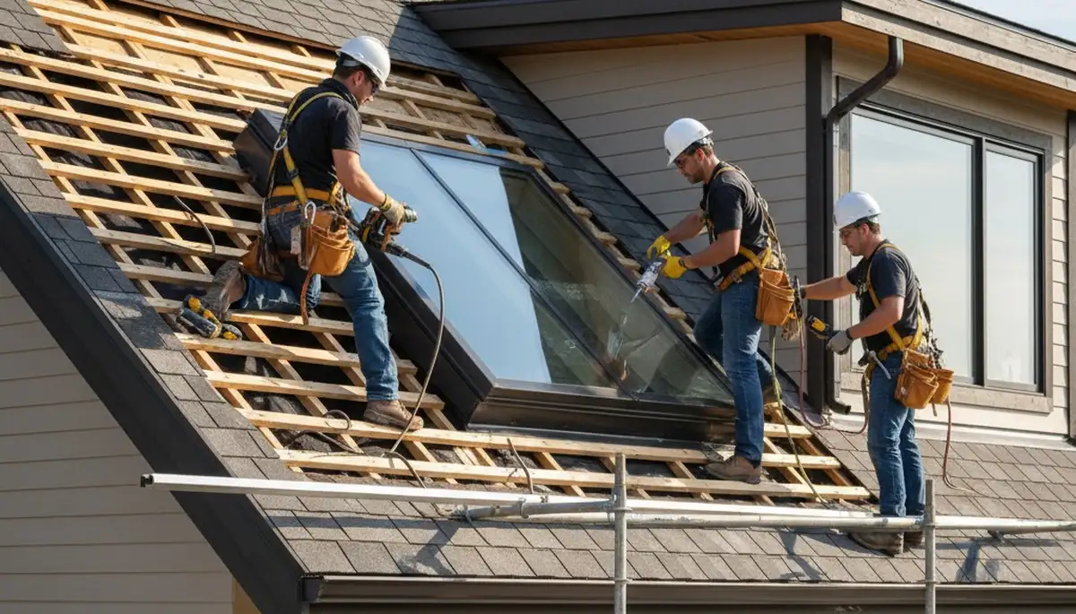 Skylight installation in Spokane, WA by FX Remodeling & Exteriors for residential daylighting improvements