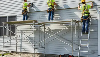 Vinyl siding installation on a Spokane, WA home for durable exterior protection