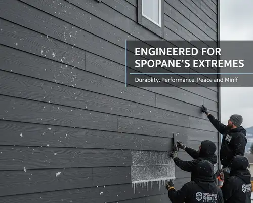 Vinyl siding made for Spokane, WA weather, protecting homes with durable, low-maintenance curb appeal